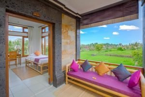 Hotel Bali: Ubud, Terrasse, CC-01