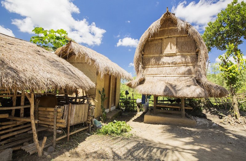 Lombok : Village traditionnel Sasak