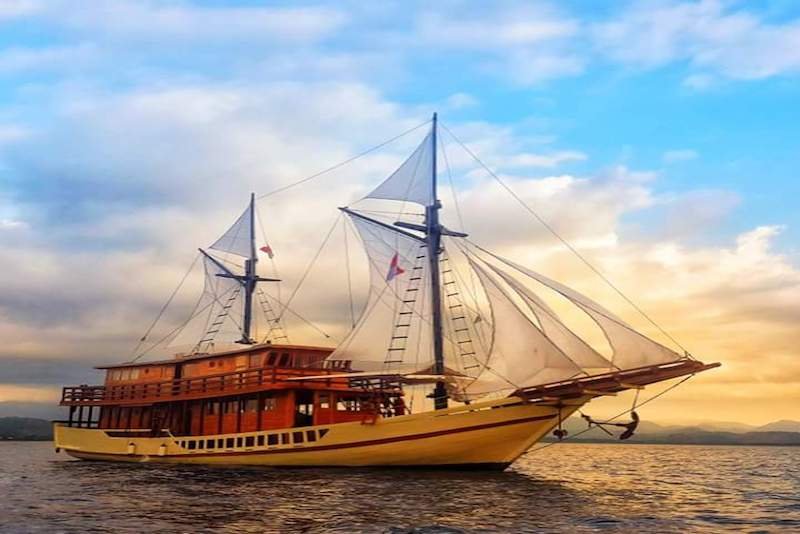 Croisière indonésie, bateau à Komodo