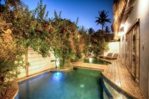 Ile Gili, hôtel de luxe à Gili Air, piscine privée