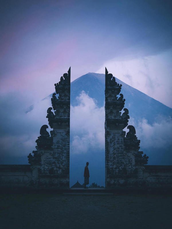 Le Mont Agung à Bali