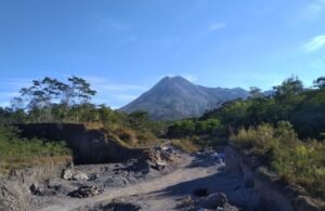 Le volcan Merapi, yogyakarta, java