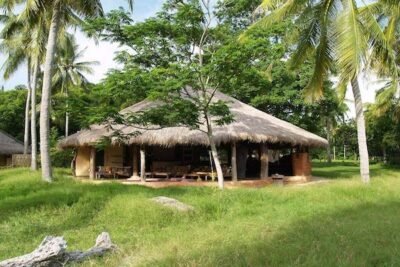 Gili Asahan, restaurant sur l'île