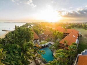 Sanur, hotel en bord de mer, Bali