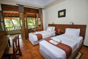 Hôtel Ubud, chambre lits jumeaux