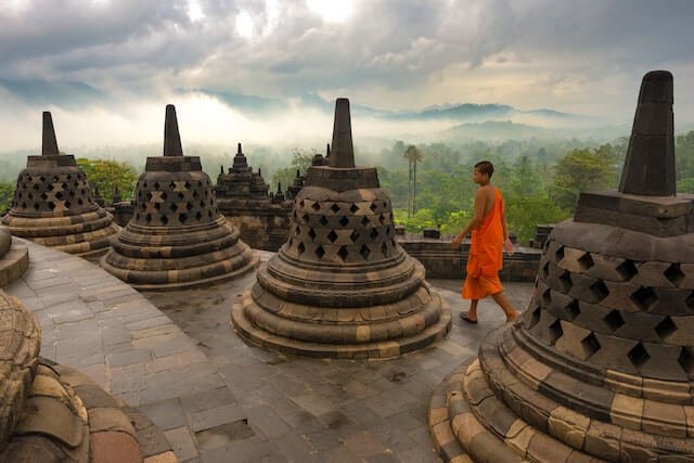 Indonesia, Borobudur, Waisak